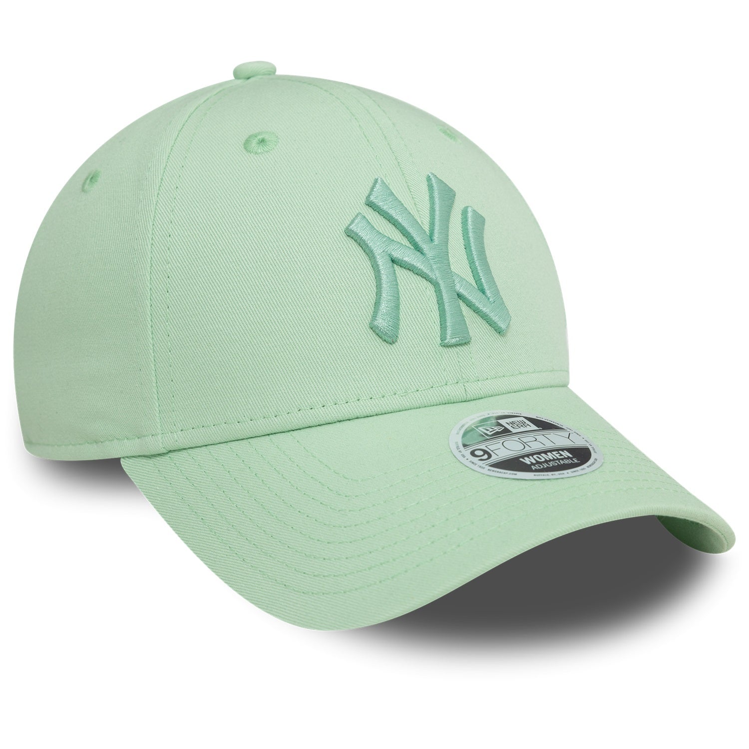 New Era New York Yankees 9FORTY Womens League Essential Mint Cap - Cap On