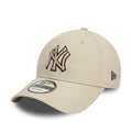 New Era New York Yankees MLB Team Outline Cream 9FORTY Cap