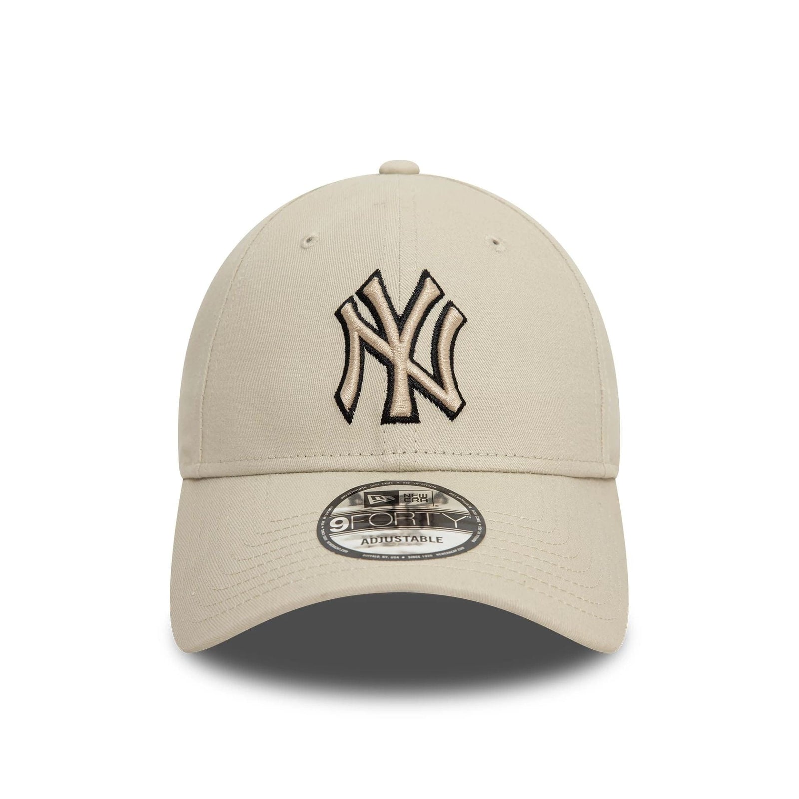 New Era New York Yankees MLB Team Outline Cream 9FORTY Cap