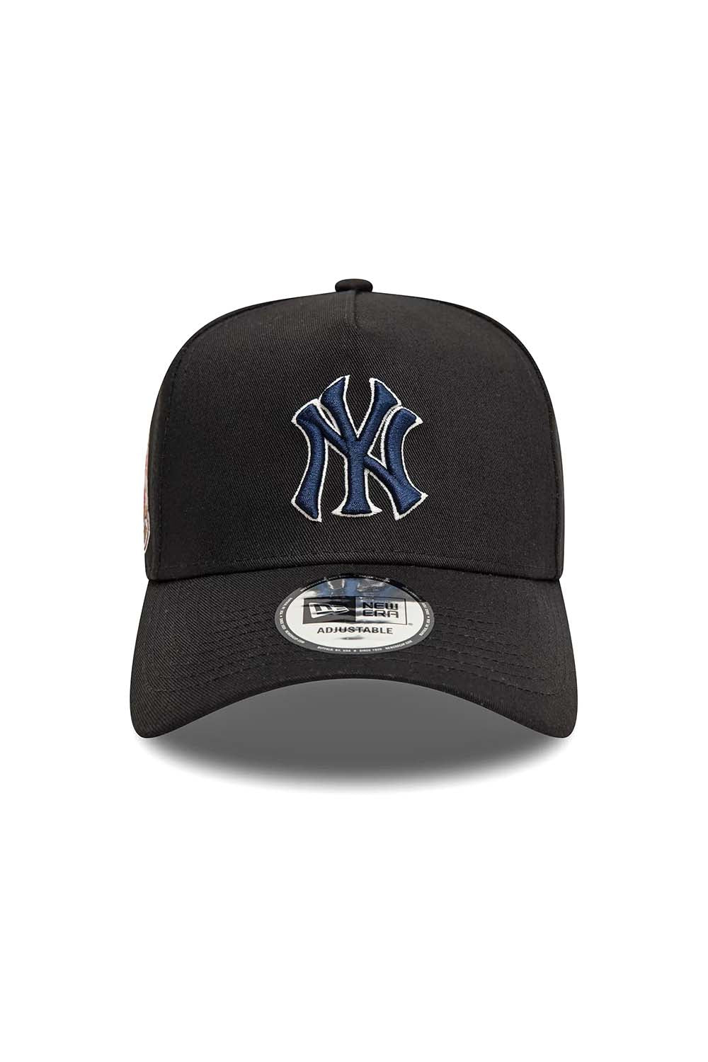 New Era New York Yankees League Essential A-Frame Trucker Black Navy Cap