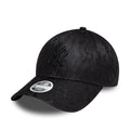 New Era New York Yankees Womens Lace Black 9FORTY Adjustable Cap - Cap On