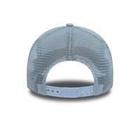 New Era LA Dodgers Youth League Essential Pastel Blue 9FORTY A-Frame Trucker Adjustable Cap - Cap On