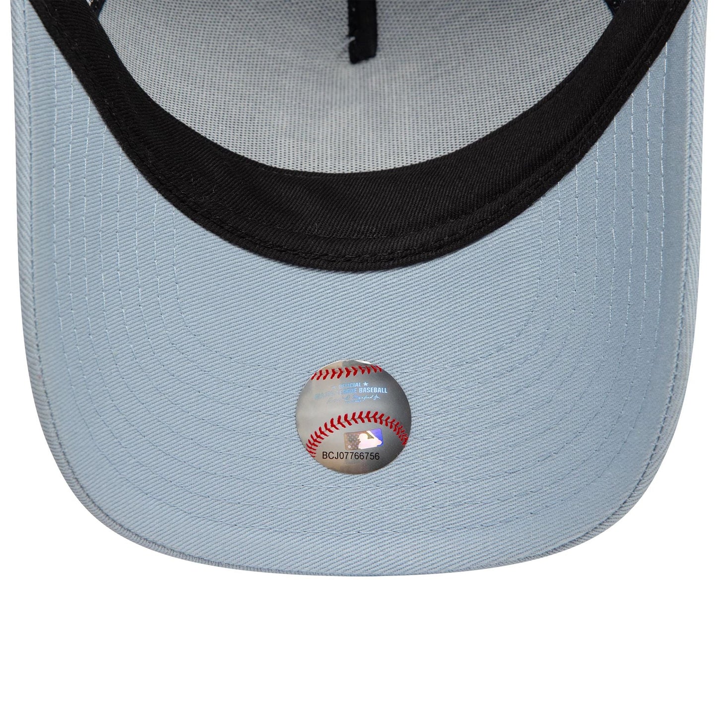 New Era LA Dodgers Youth League Essential Pastel Blue 9FORTY A-Frame Trucker Adjustable Cap - Cap On