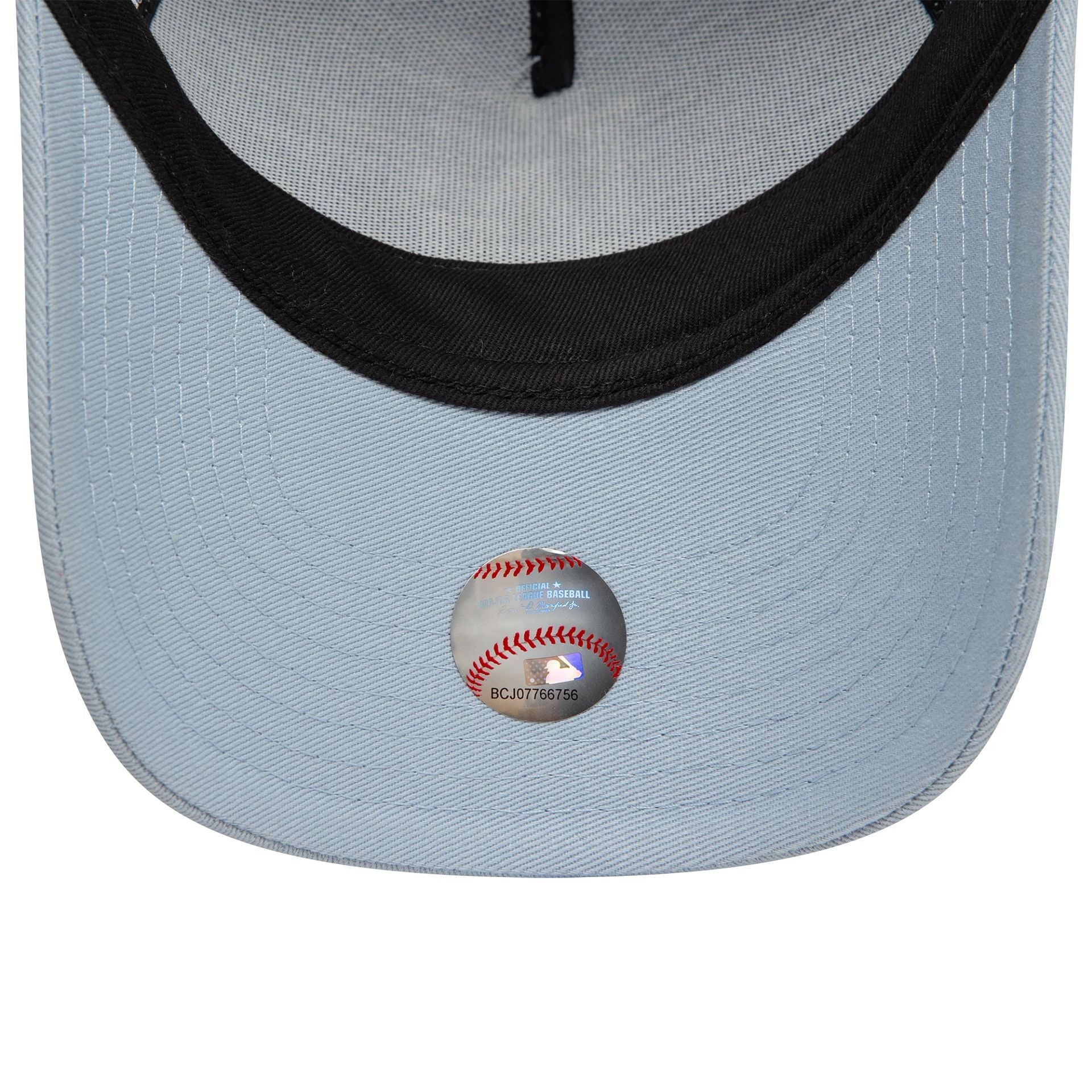 New Era LA Dodgers Youth League Essential Pastel Blue 9FORTY A-Frame Trucker Adjustable Cap - Cap On