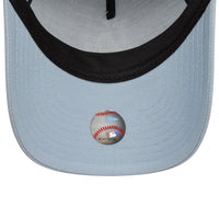 New Era LA Dodgers Youth League Essential Pastel Blue 9FORTY A-Frame Trucker Adjustable Cap - Cap On