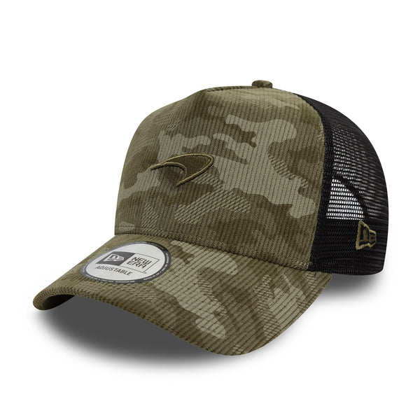 New Era McLaren F1 Camouflage 9FORTY E-Frame Trucker Cap