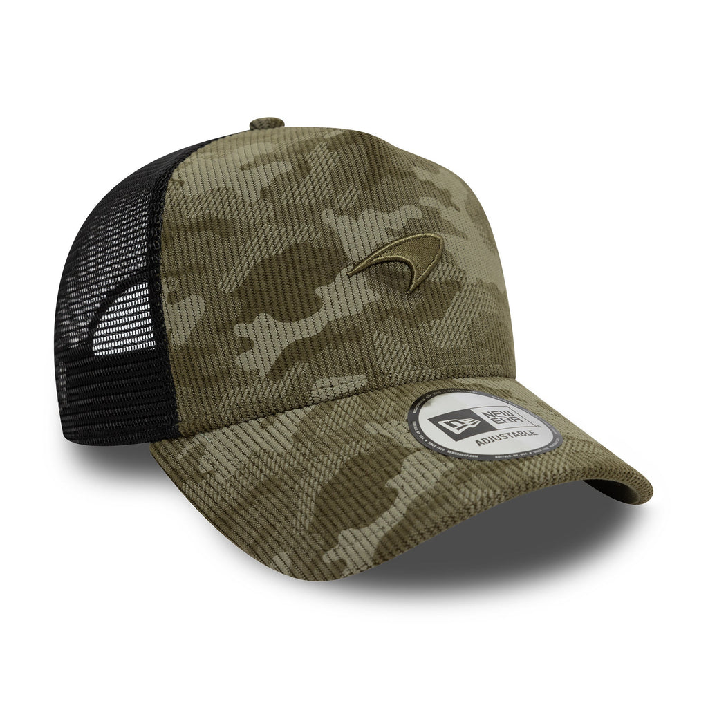 New Era McLaren F1 Camouflage 9FORTY E-Frame Trucker Cap