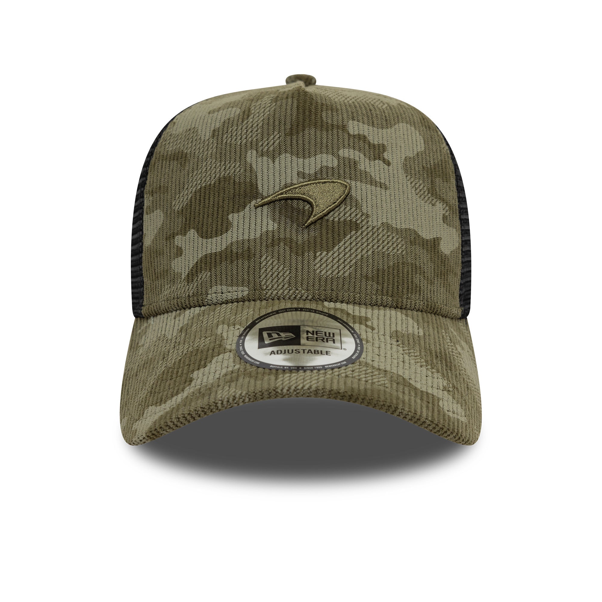 New Era McLaren F1 Camouflage 9FORTY E-Frame Trucker Cap
