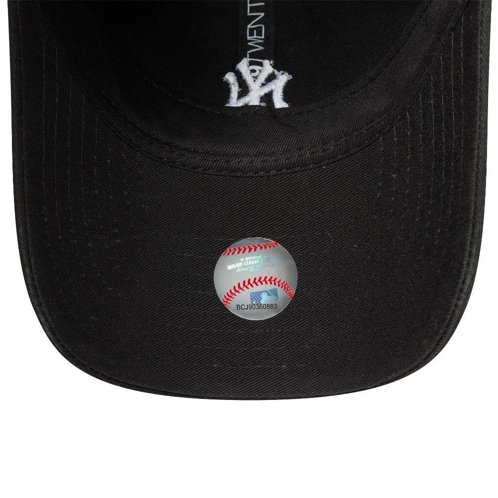 New Era New York Yankees Womens Mini Washed Black 9TWENTY Adjustable Cap