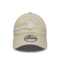 New Era New York Yankees MLB Mini Logo Cream 9TWENTY Adjustable Cap