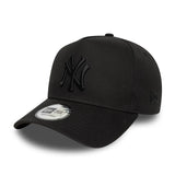 New Era New York Yankees MLB League Essential Black 9FORTY E-Frame Adjustable Cap