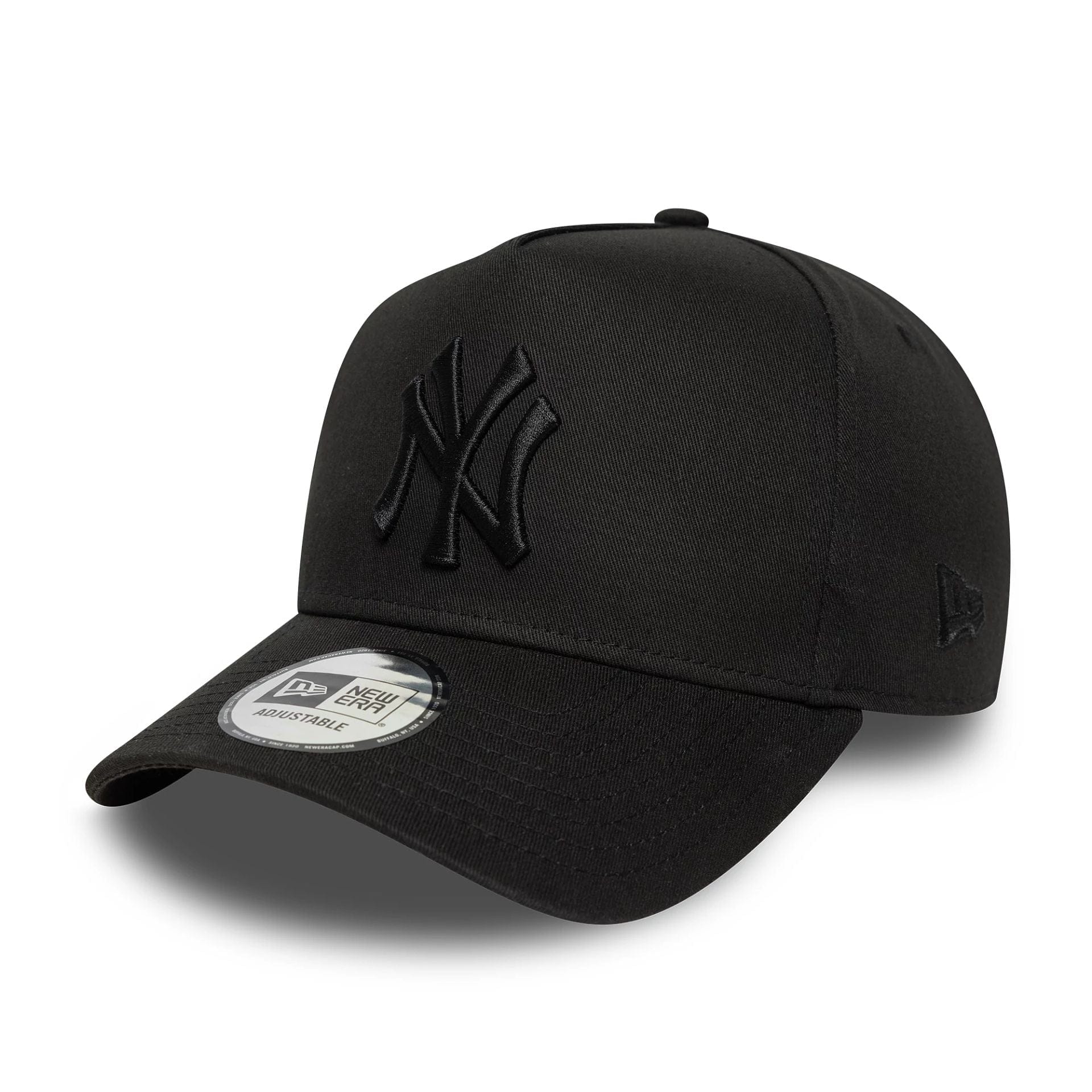 New Era New York Yankees MLB League Essential Black 9FORTY E-Frame Adjustable Cap