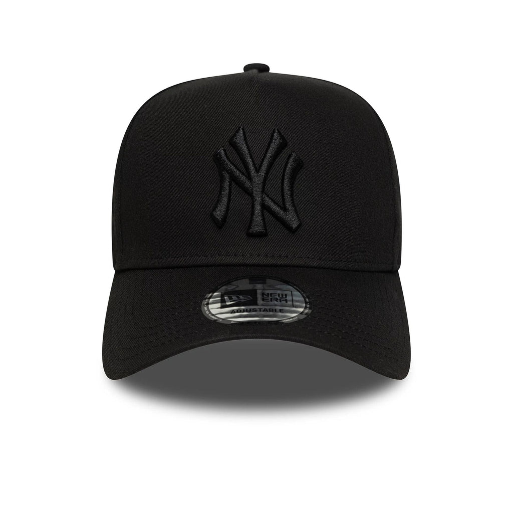 New Era New York Yankees MLB League Essential Black 9FORTY E-Frame Adjustable Cap