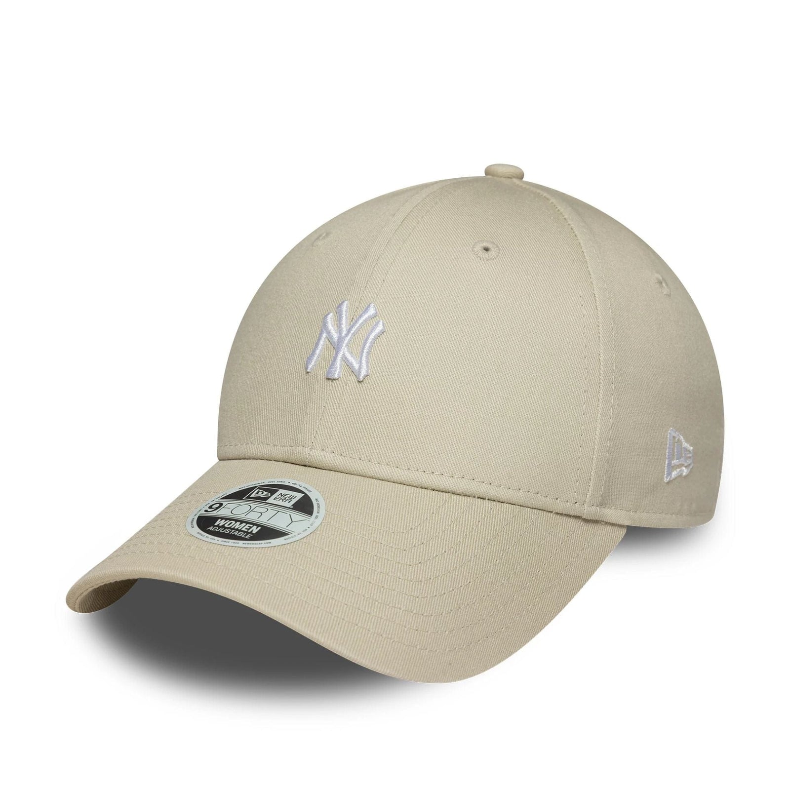 New Era New York Yankees Womens MLB Mini Logo Cream 9FORTY Adjustable Cap