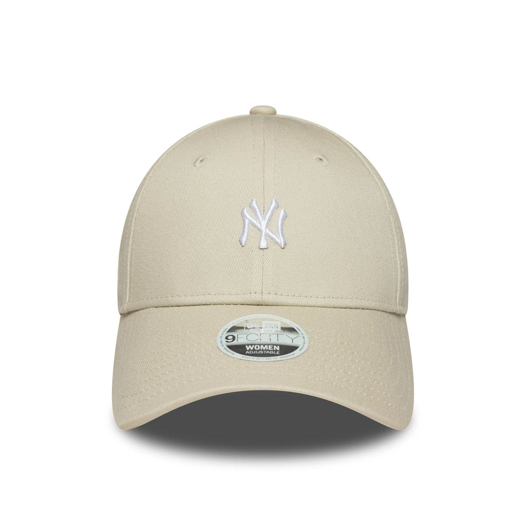 New Era New York Yankees Womens MLB Mini Logo Cream 9FORTY Adjustable Cap