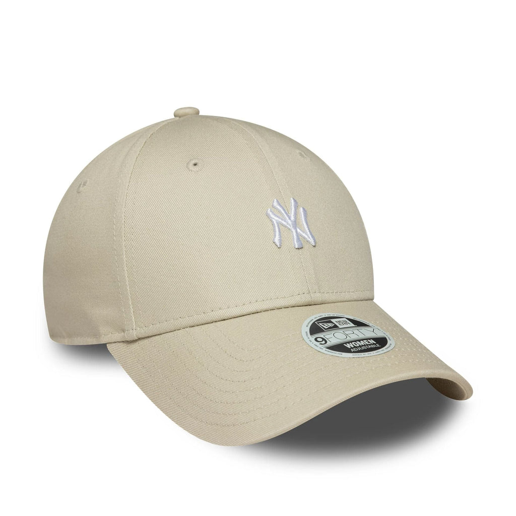 New Era New York Yankees Womens MLB Mini Logo Cream 9FORTY Adjustable Cap