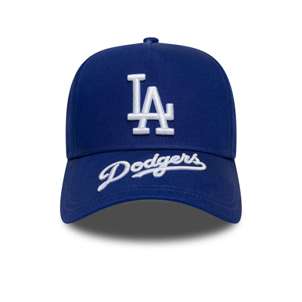 New Era LA Dodgers MLB Visor Hit Blue 9FORTY E-Frame Adjustable Cap
