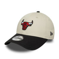 New Era Youth NBA Colour Block Chicago Bulls Cream 9FORTY Cap