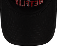New Era x Netflix Washed Logo Black 9TWENTY Cap