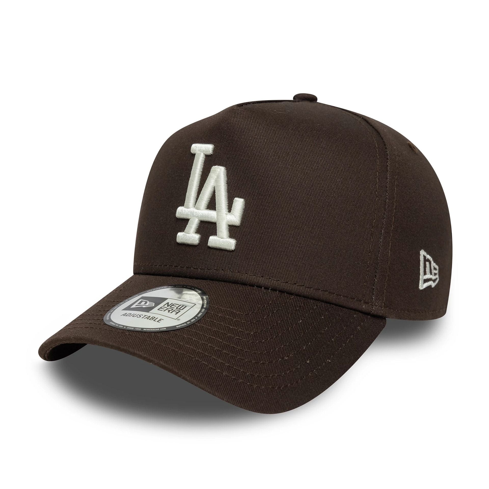 New Era LA Dodgers MLB Sidepatch Dark Brown 9FORTY E-Frame Adjustable Cap