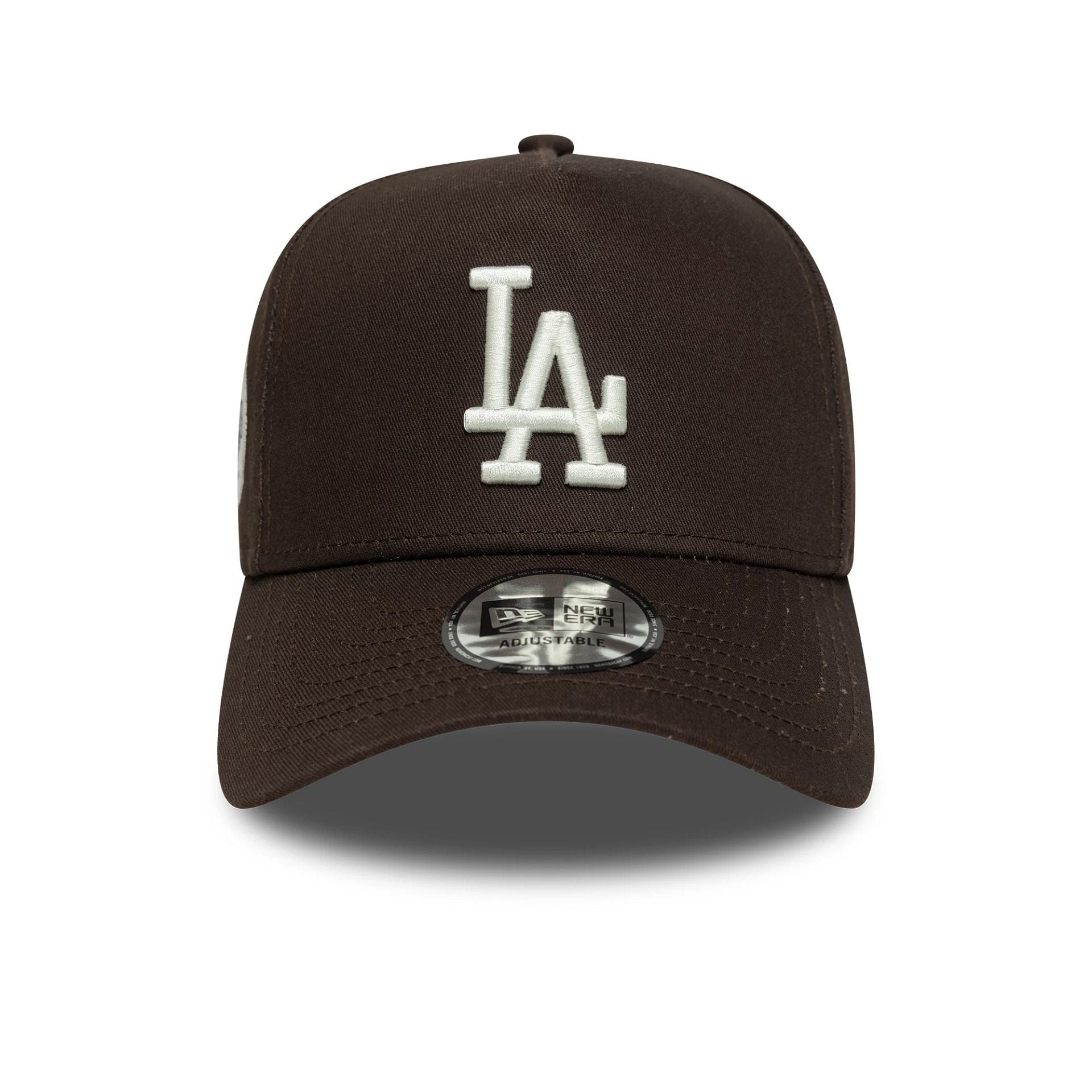 New Era LA Dodgers MLB Sidepatch Dark Brown 9FORTY E-Frame Adjustable Cap