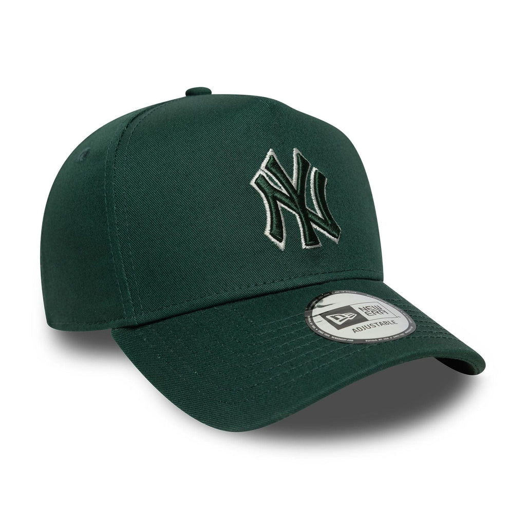 New Era New York Yankees MLB Team Outline Dark Green E-Frame Cap