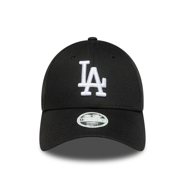 New Era LA Dodgers Womens MLB League Essential Black 9FORTY Adjustable Cap