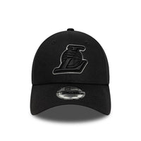 New Era Los Angeles Lakers NBA Team Outline Black 9FORTY Cap