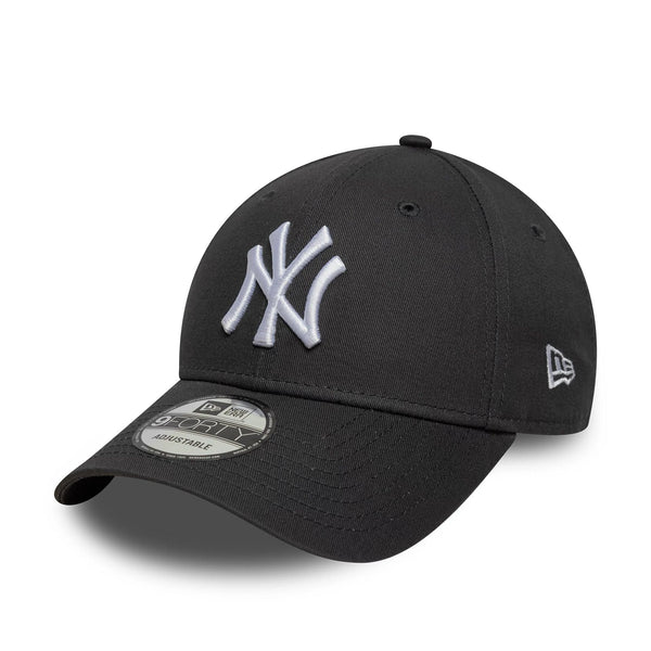 New Era New York Yankees MLB League Essential Charcoal 9FORTY Cap