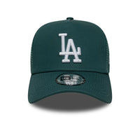 New Era Los Angeles Dodgers MLB Team Outline Dark Green A-Frame Trucker Cap