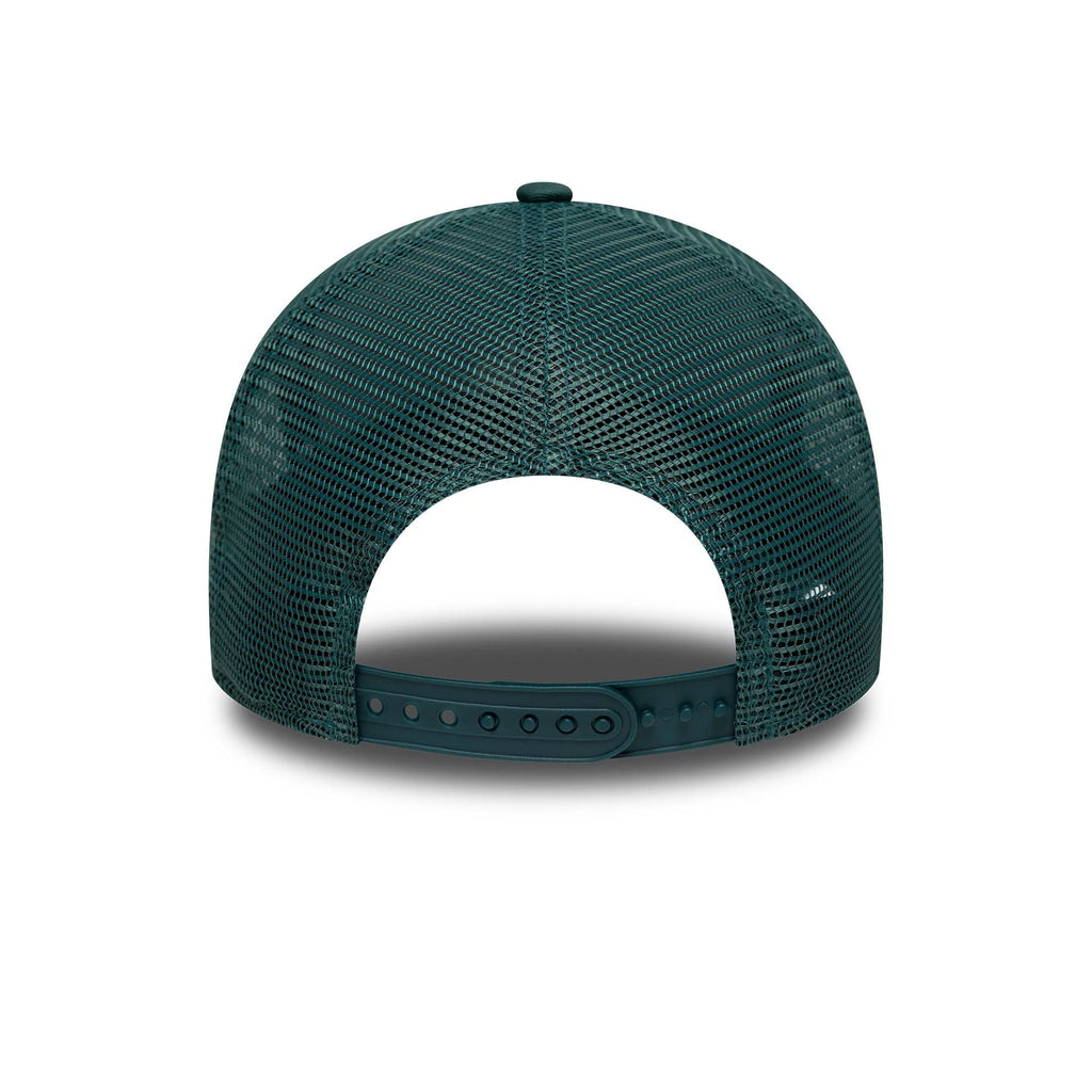 New Era Los Angeles Dodgers MLB Team Outline Dark Green A-Frame Trucker Cap