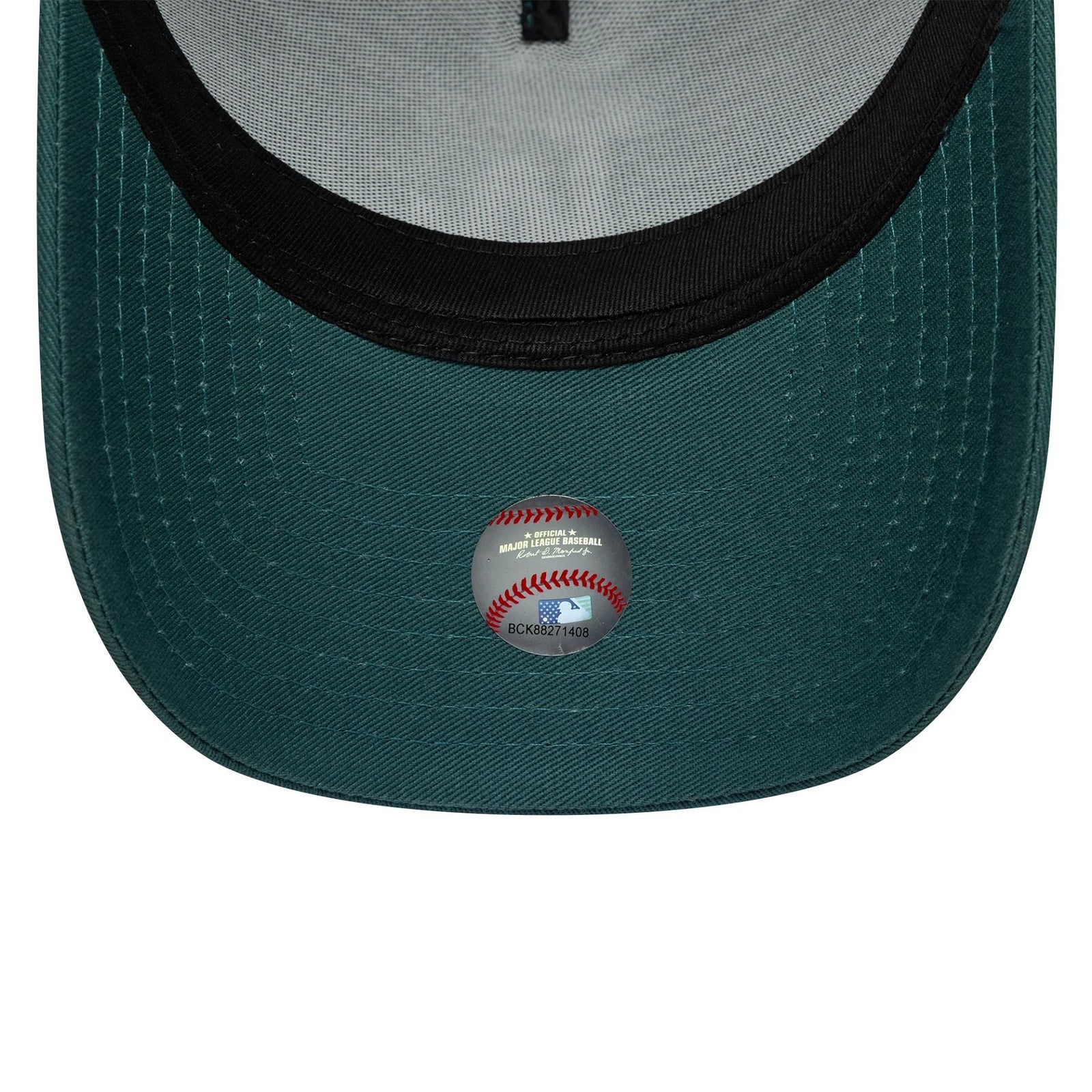 New Era Los Angeles Dodgers MLB Team Outline Dark Green A-Frame Trucker Cap