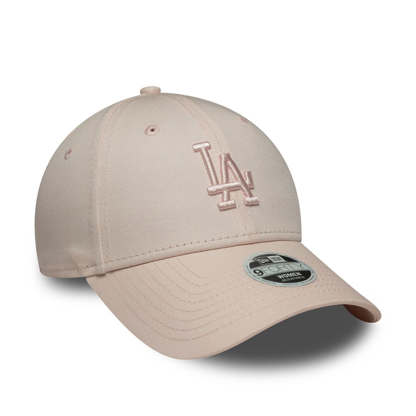 New Era LA Dodgers Womens MLB Midi Pastel Pink 9FORTY Cap