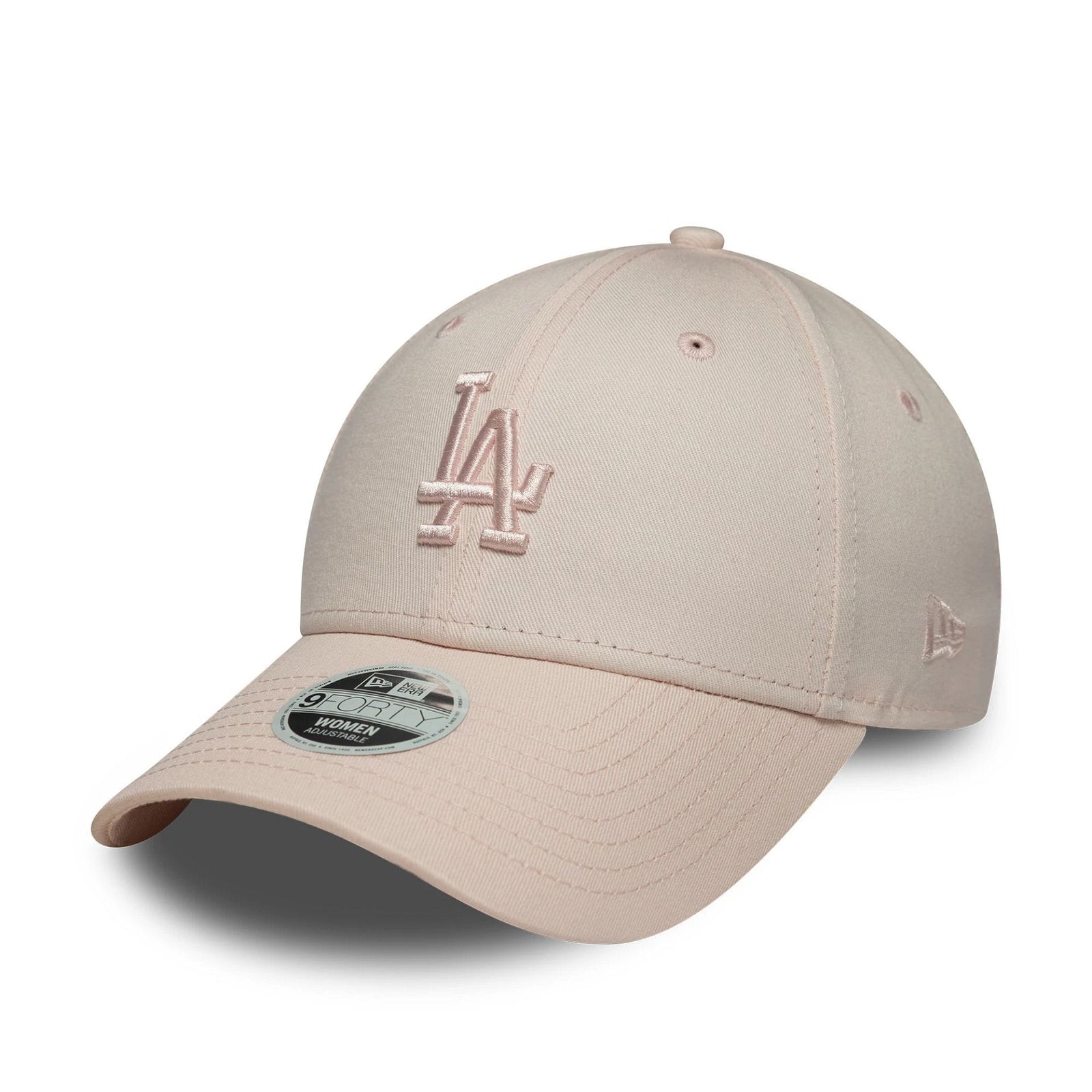 New Era LA Dodgers Womens MLB Midi Pastel Pink 9FORTY Cap