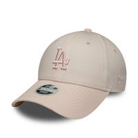 New Era LA Dodgers Womens MLB Midi Pastel Pink 9FORTY Cap