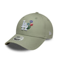 New Era LA Dodgers Womens MLB Floral Pastel Green 9FORTY Cap