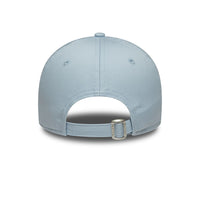 New Era LA Dodgers Womens MLB Metallic Logo Pastel Blue 9FORTY Cap