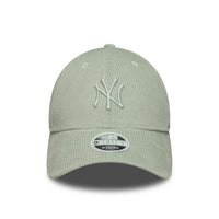 New Era New York Yankees Womens MLB Pastel Cord Green 9FORTY M-Crown Cap