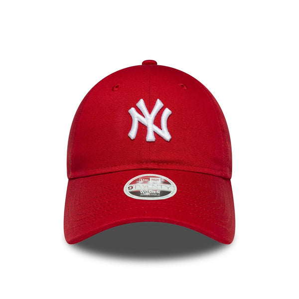 New Era New York Yankees Women's MLB League Essential Midi Dark Red 9TWENTY Cap