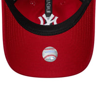New Era New York Yankees Women's MLB League Essential Midi Dark Red 9TWENTY Cap
