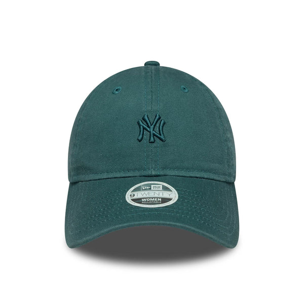 New Era New York Yankees Women's MLB Washed Mini Dark Green 9TWENTY Cap