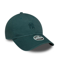 New Era New York Yankees Women's MLB Washed Mini Dark Green 9TWENTY Cap