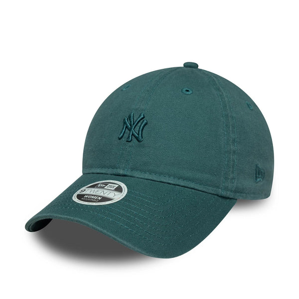 New Era New York Yankees Women's MLB Washed Mini Dark Green 9TWENTY Cap