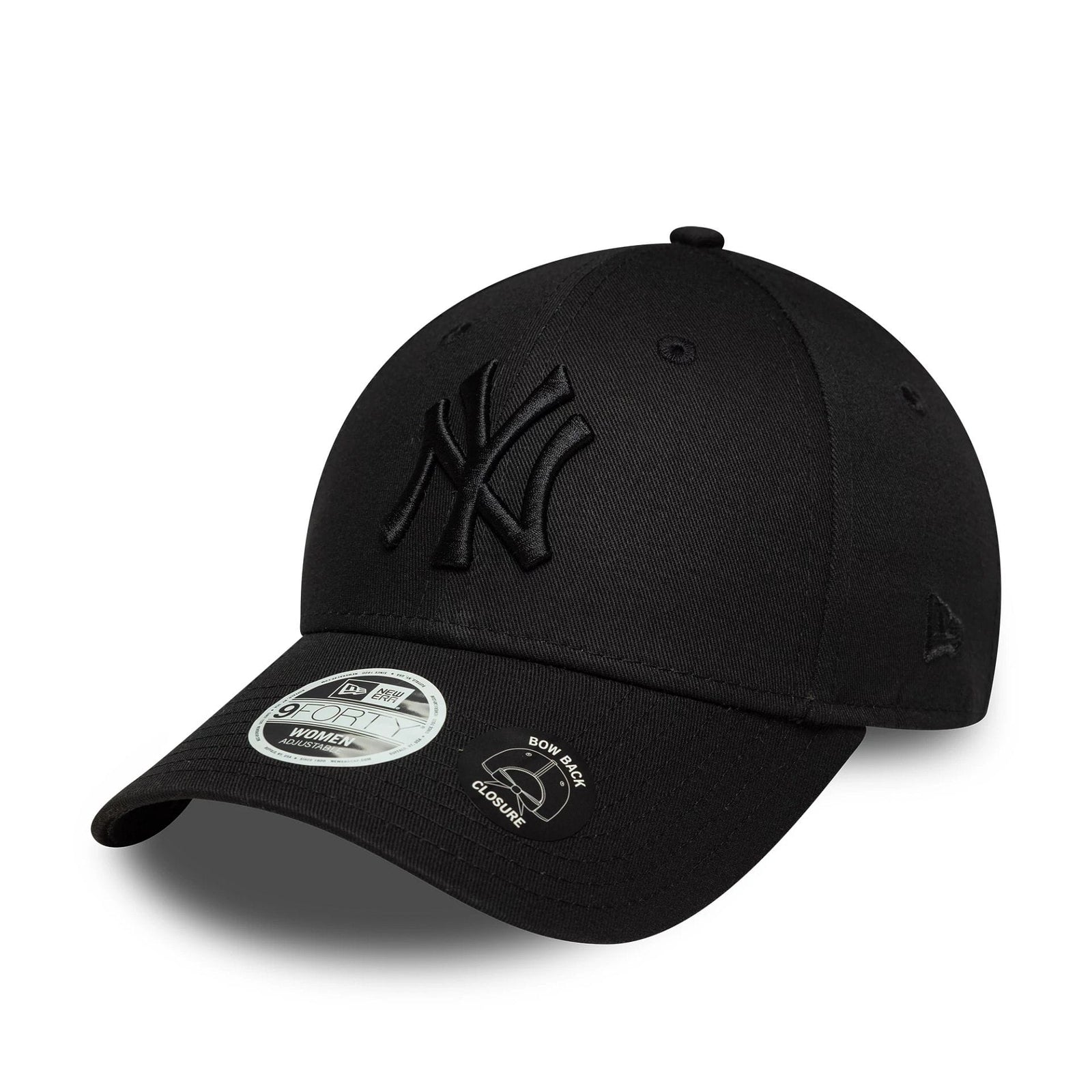 New Era New York Yankees Womens MLB Bowback Black 9FORTY Cap