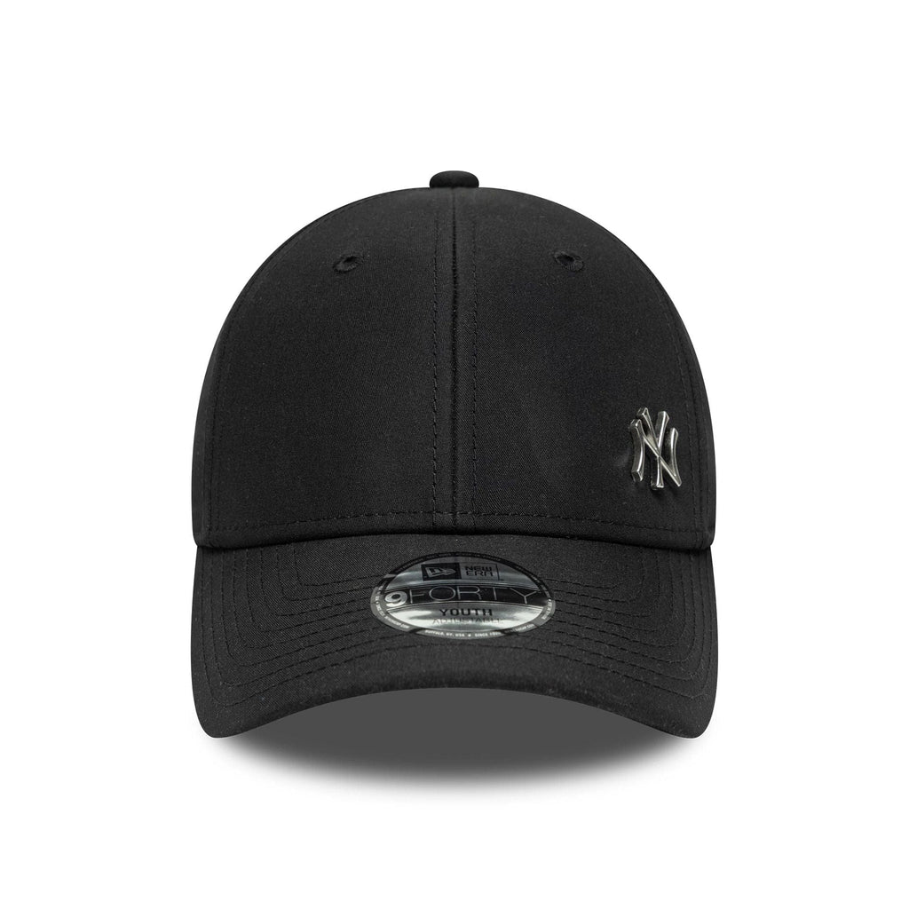 New Era New York Yankees MLB Flawless Black Youth 9FORTY Adjustable Cap