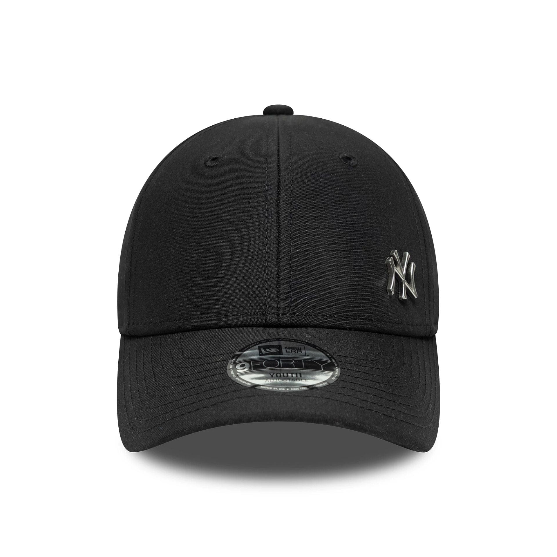 New Era New York Yankees MLB Flawless Black Youth 9FORTY Adjustable Cap