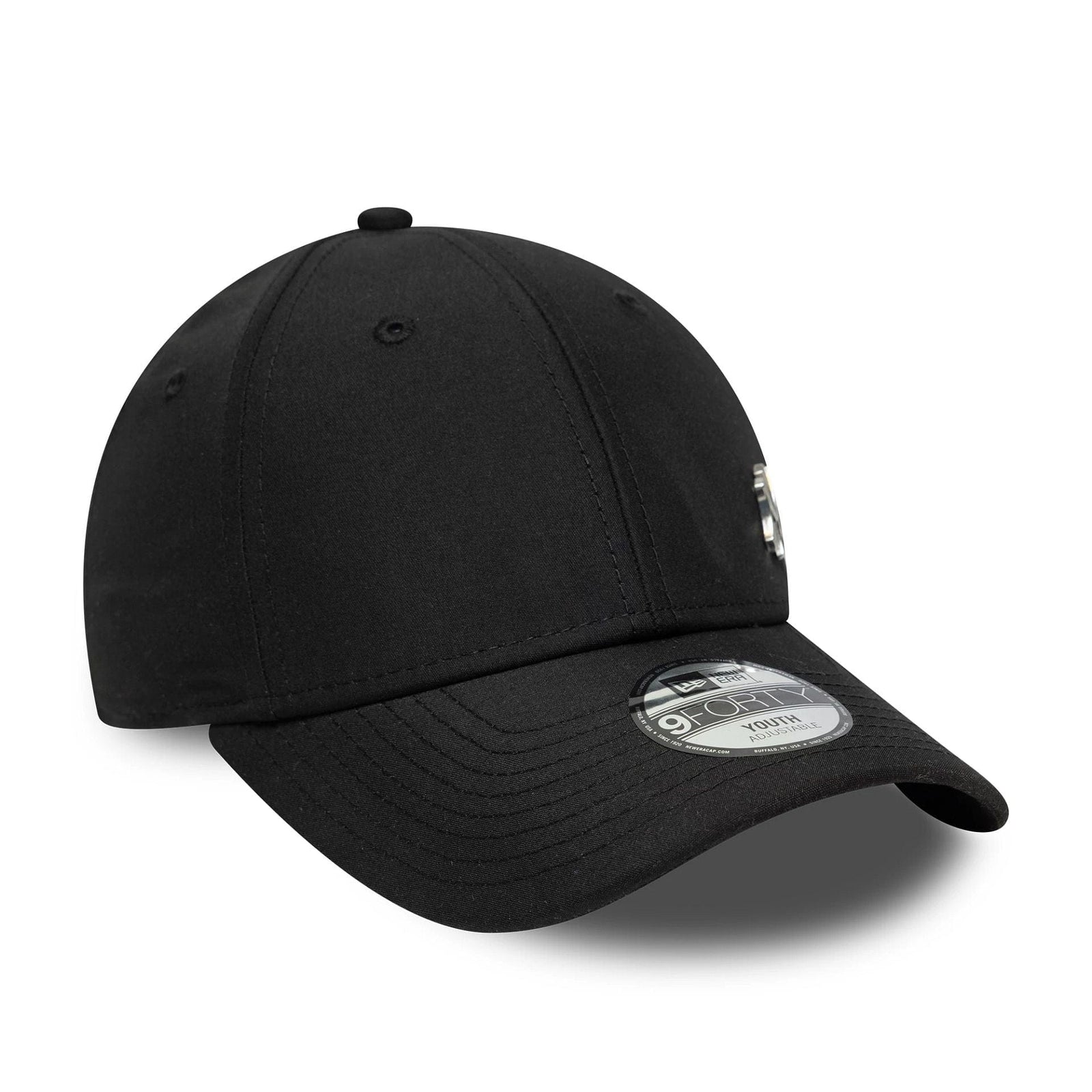 New Era New York Yankees MLB Flawless Black Youth 9FORTY Adjustable Cap