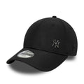 New Era New York Yankees MLB Flawless Black Youth 9FORTY Adjustable Cap