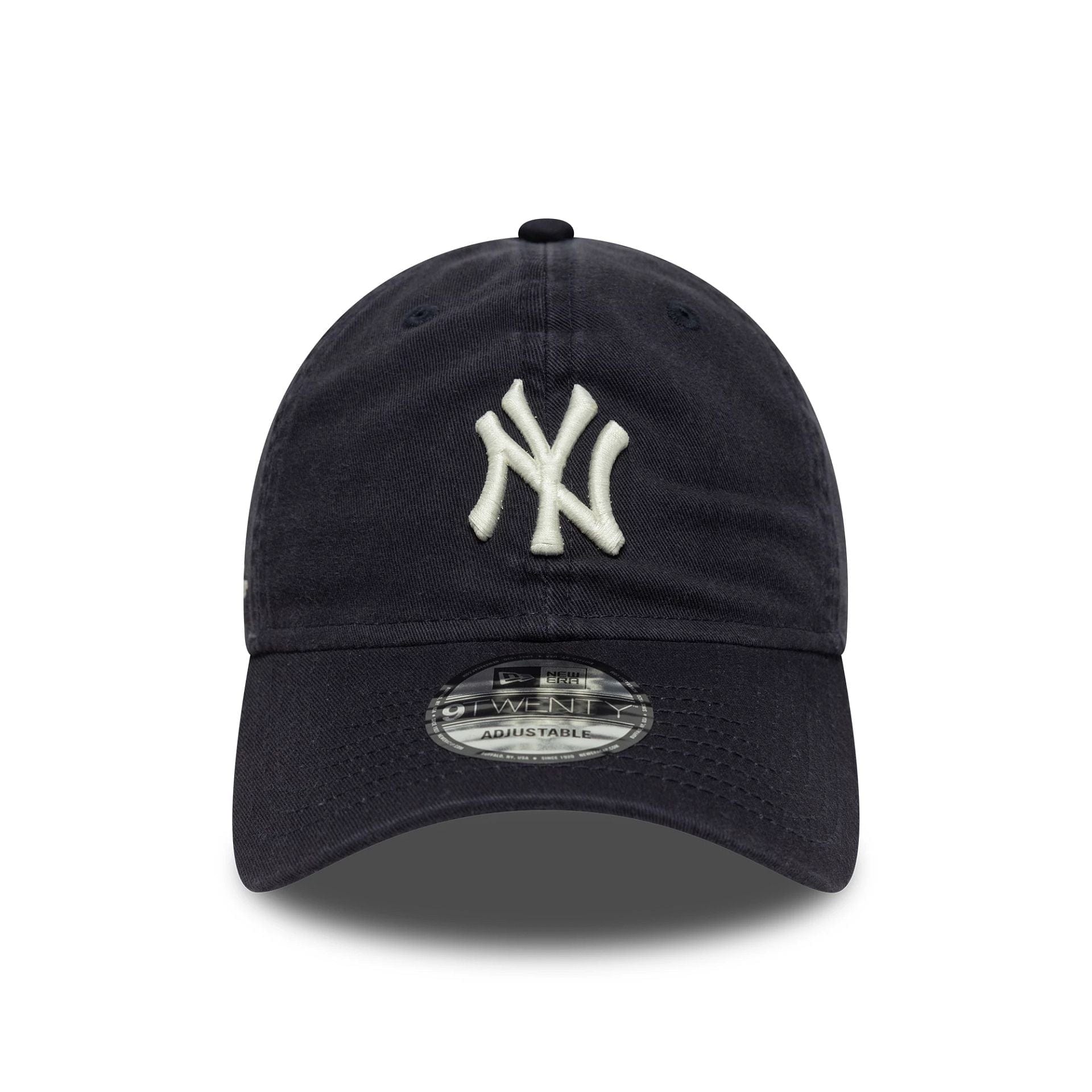 New Era New York Yankees MLB Washed Script Navy 9TWENTY Adjustable Cap