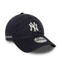 New Era New York Yankees MLB Washed Script Navy 9TWENTY Adjustable Cap